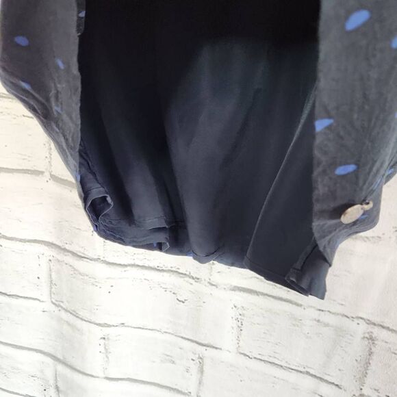 Maison Scotch Women's Tear Drop Print Long Sleeve Shift Dress Size 2 Viscose - Picture 8 of 14